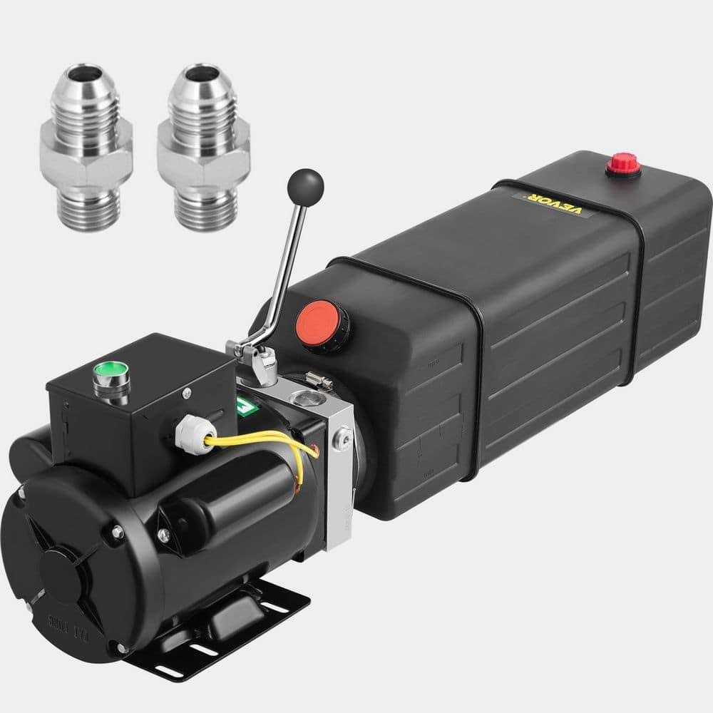 VEVOR 3 HP Car Auto Lift Hydraulic Power Unit Pack 220V 60HZ 2950 PSI 3.5 Gal Tank CZYYB14LQCJSQ60HZV7 - Zenithce