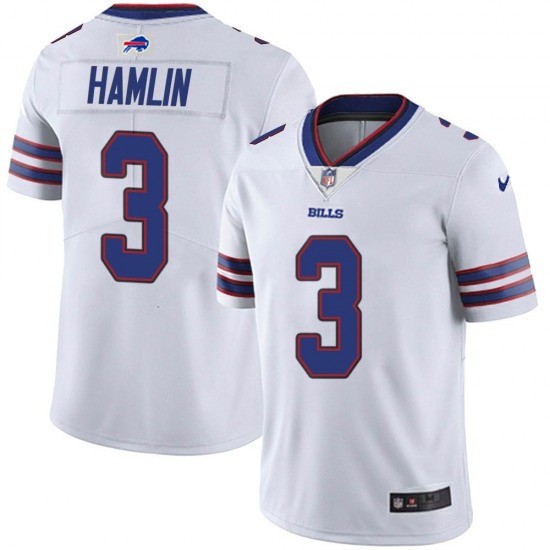 Buffalo Bills #3 Damar Hamlin White Vapor Untouchable Limited Stitched Jersey - Zenithce