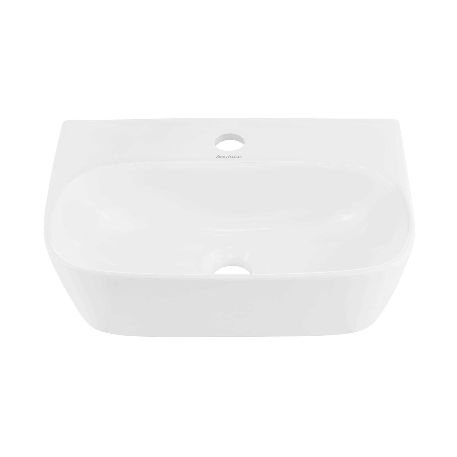 Swiss Madison St Tropez Corner Wall Hung Sink SM-WS327 - Zenithce