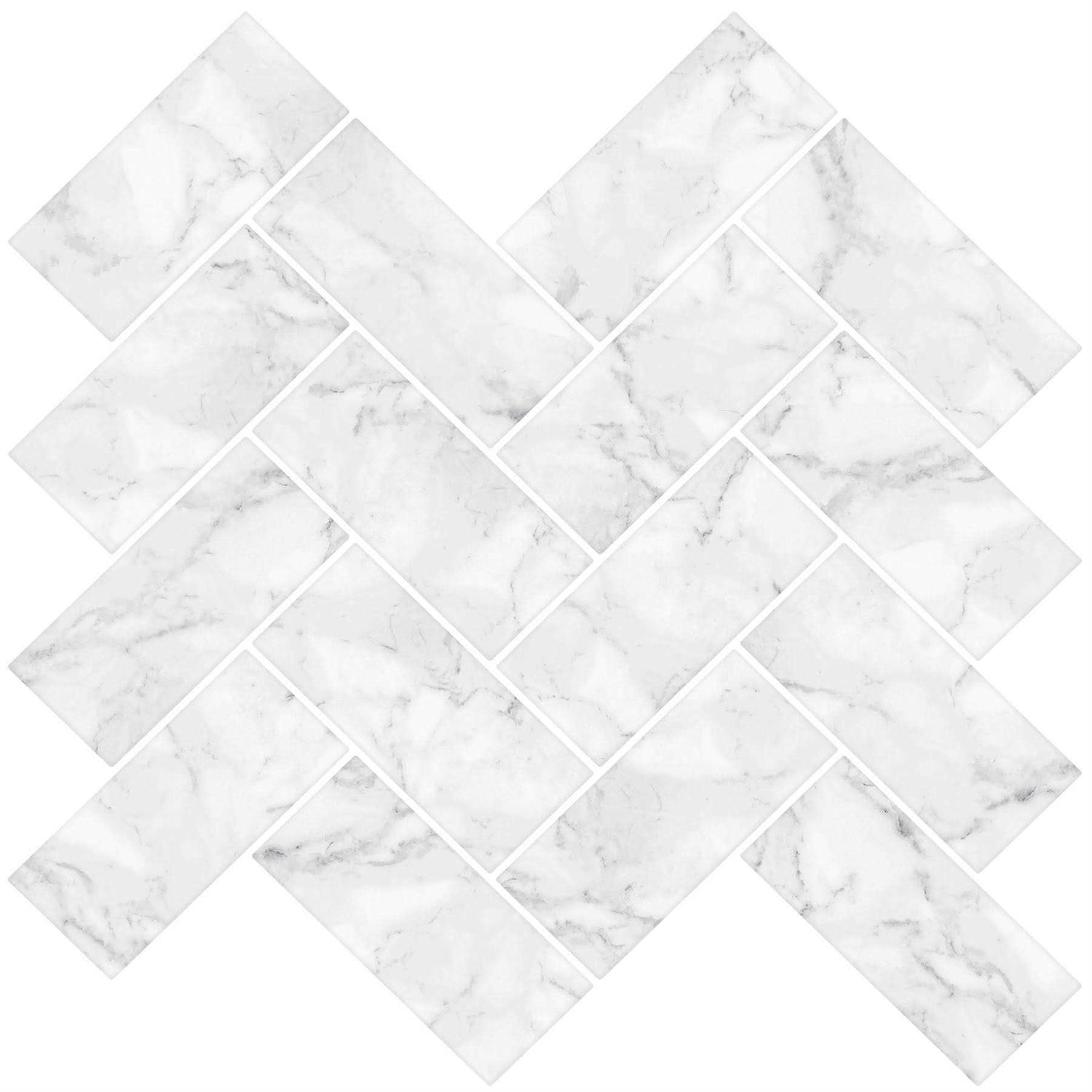 InHome Chelsea Antique White Peel & Stick Tin Tiles - Zenithce