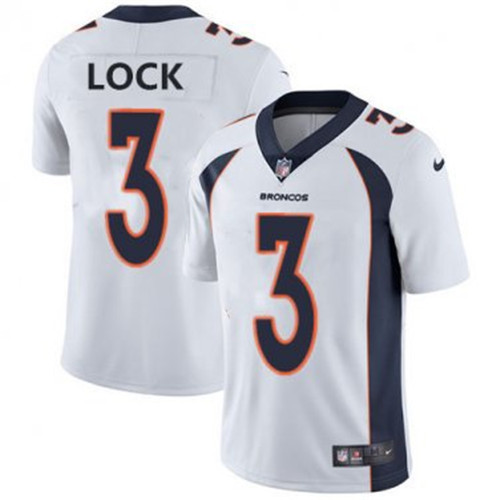 Denver Broncos #3 Drew Lock White 2019 Vapor Untouchable Stitched Jersey - Zenithce