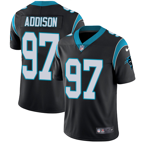 Carolina Panthers #97 Mario Addison Black Vapor Untouchable Limited Stitched Jersey - Zenithce