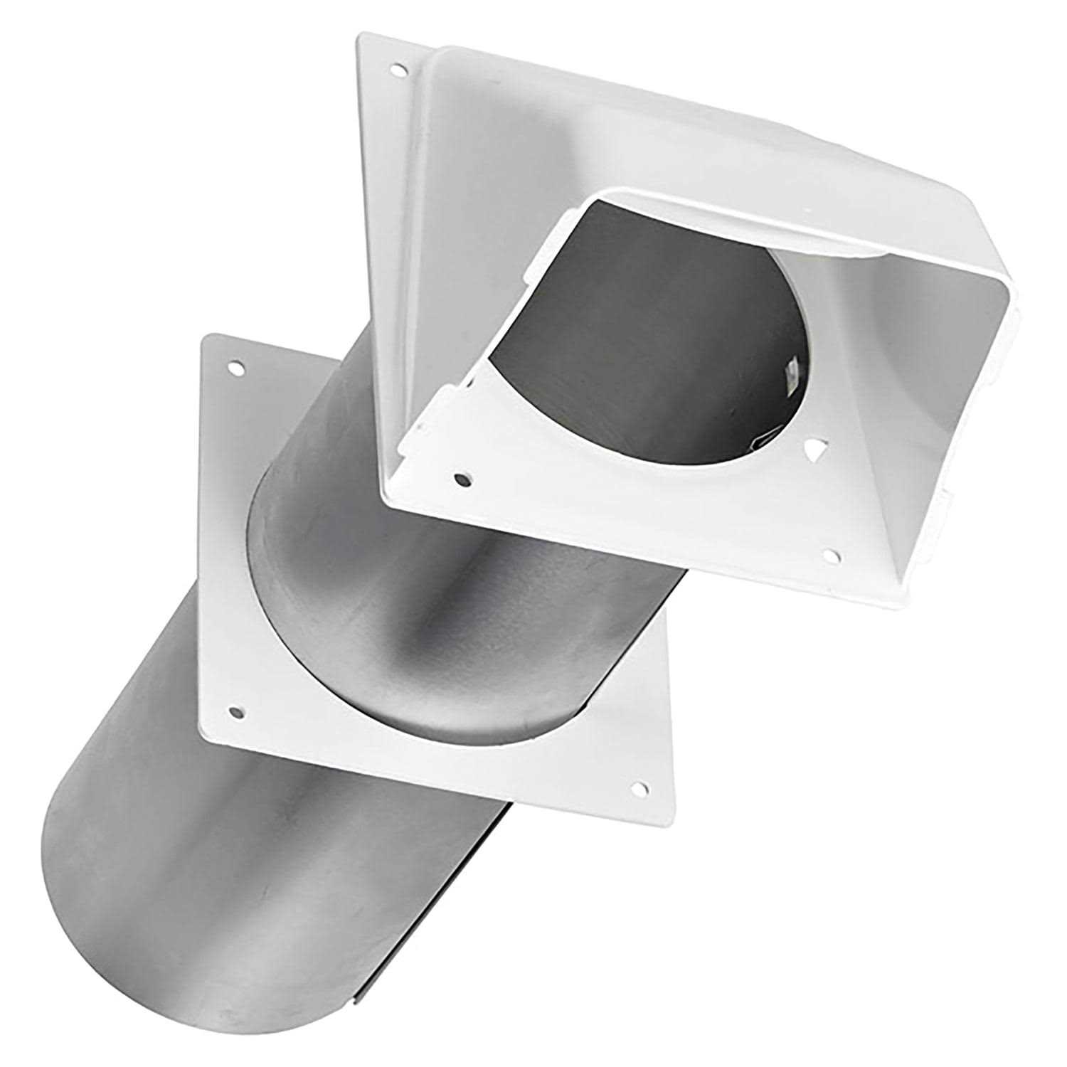 Lambro 222W White Plastic Preferred Hood Vent - Zenithce