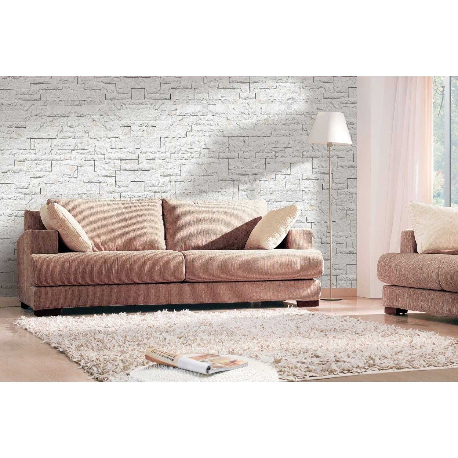 LiteStone 8 sq. ft Primary Flat Cement Stone - Zenithce