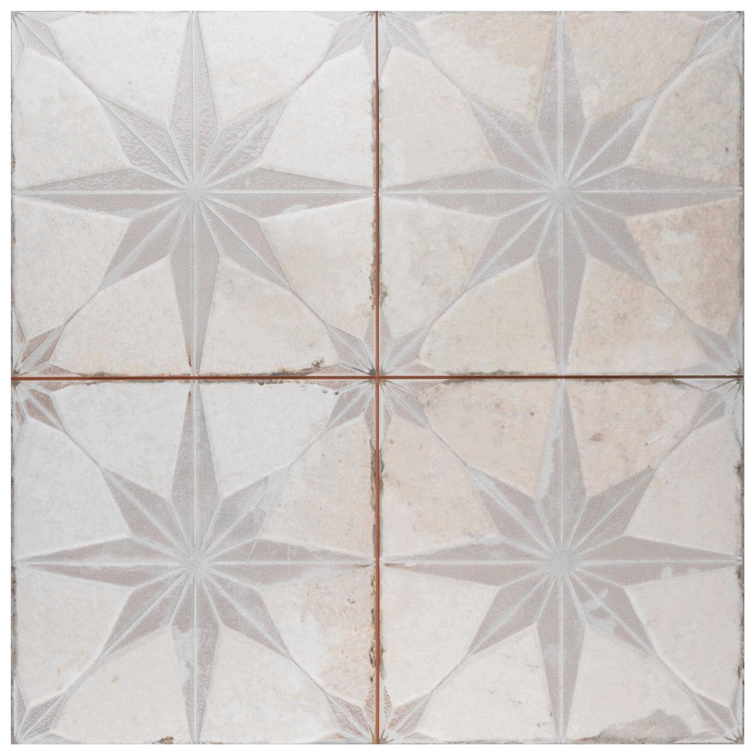 Kings 18 x 18 Ceramic Patterned Wall & Floor Tile Merola Tile - Zenithce