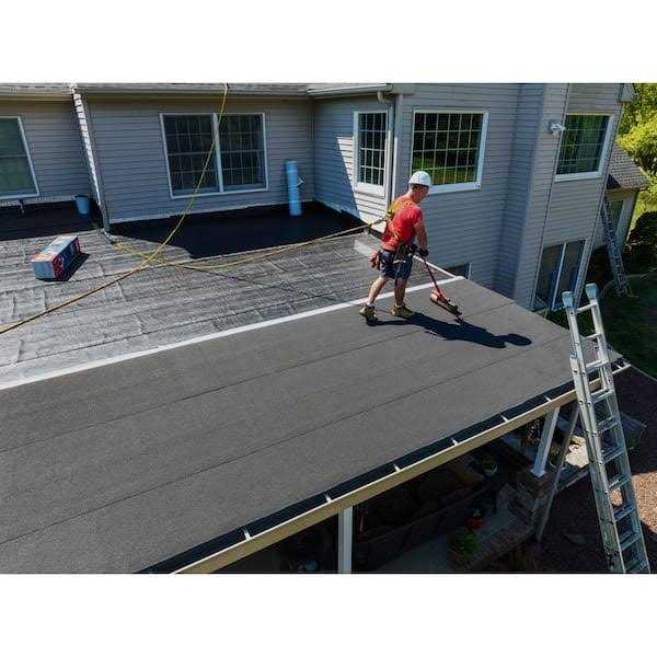 GAF Liberty 3 ft. x 34 ft. SBS Self-Adhering Cap Sheet Roll for Low Slope Roofing - Zenithce