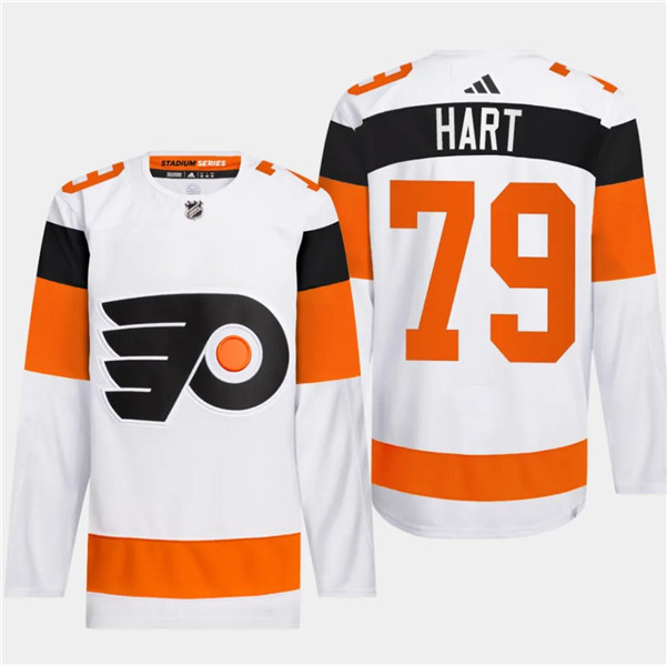 Philadelphia Flyers #79 Carter Hart White 2024 Stadium Series Stitched Jersey - Zenithce