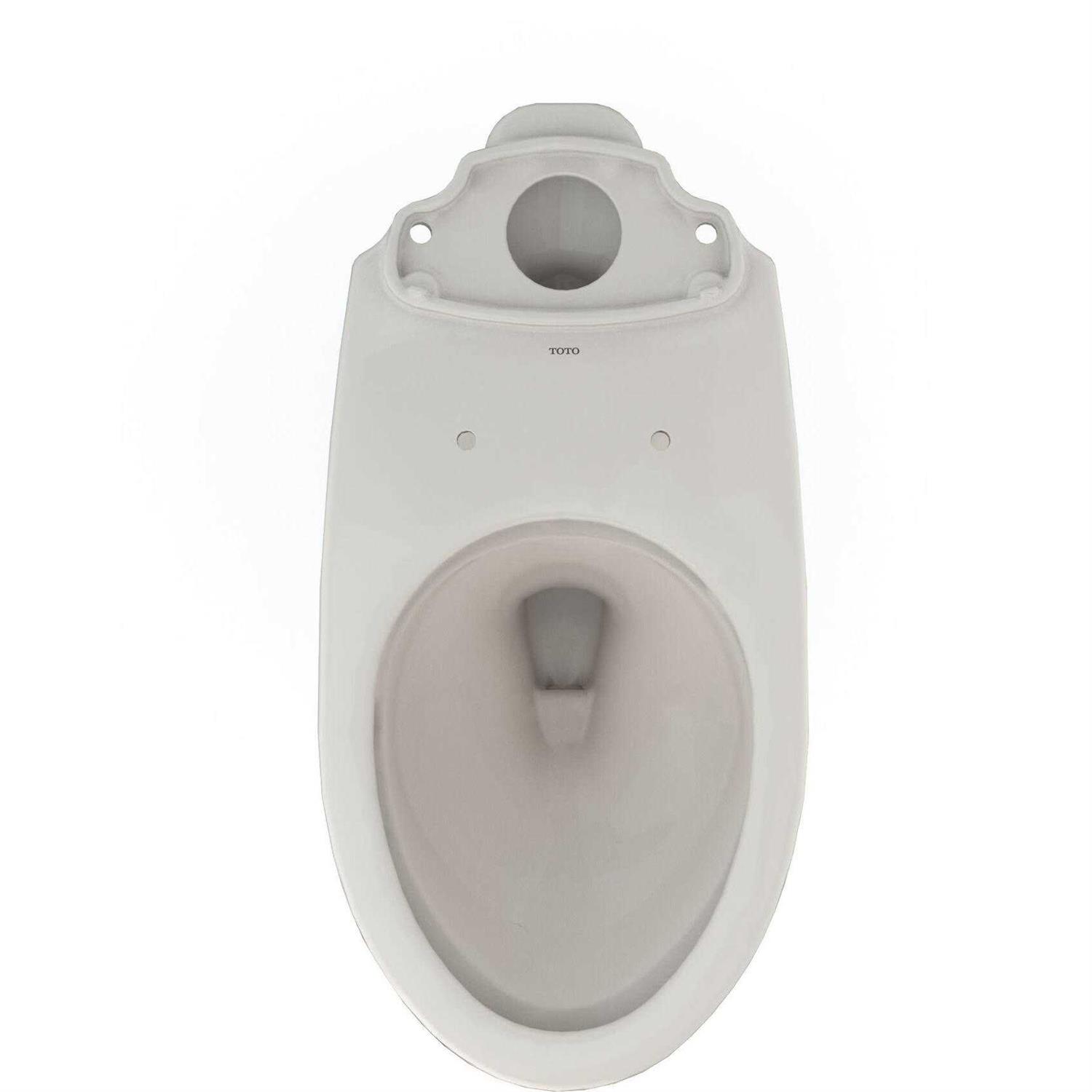 Toto Drake Elongated Tornado Flush Toilet Bowl with Cefiontect C776CEG# - Zenithce