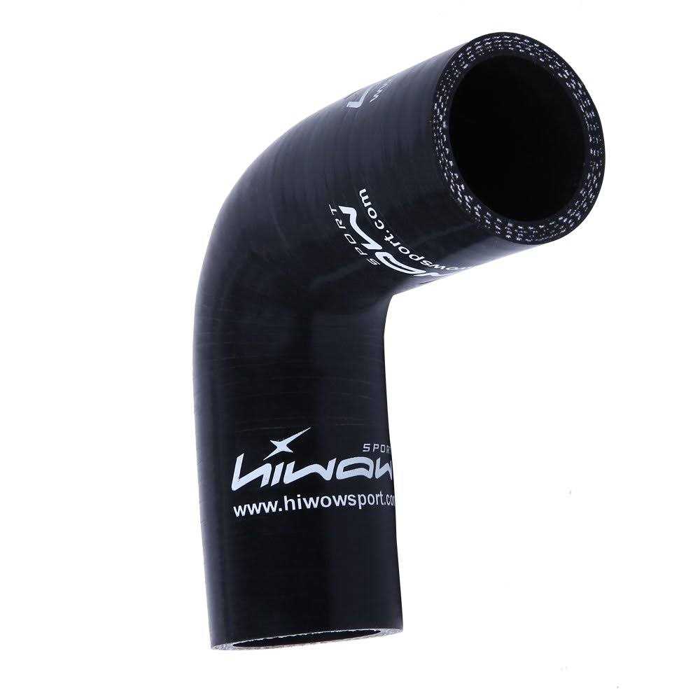 Hiwowsport 90degree 4-ply High Performance Elbow Coupler Silicone Hose for Auto - Zenithce
