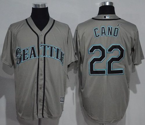 Mariners #22 Robinson Cano Grey New Cool Base Stitched Jersey - Zenithce
