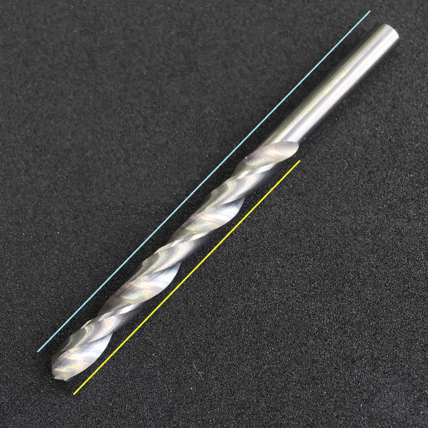 Mars-Tool 2-Pack Solid Carbide Drill Bit for Hardened Steel Hard Ness HRa 91 - Zenithce