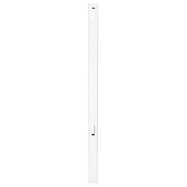Woodbridge 5 in. x 5 in. x Routed White Vinyl Fence Line Post Outdoor Essentials - Zenithce