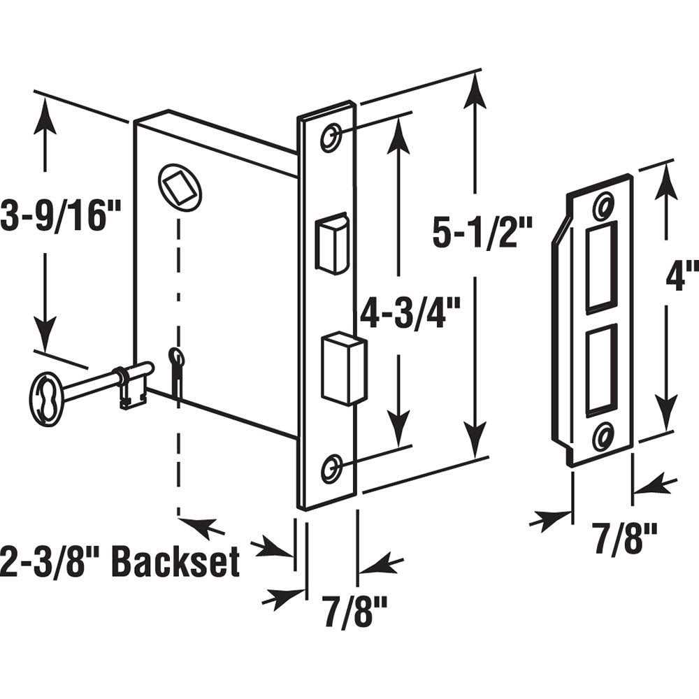 Prime Line E 2014 Mortise Lock - Zenithce