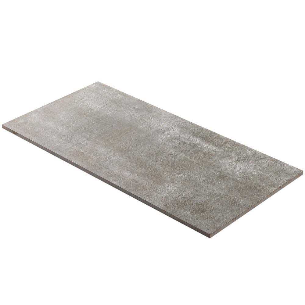 Ivy Hill Tile Essential Cement Gray 24 in. x 24 in. Matte Porcelain Floor and Wall Tile - Zenithce