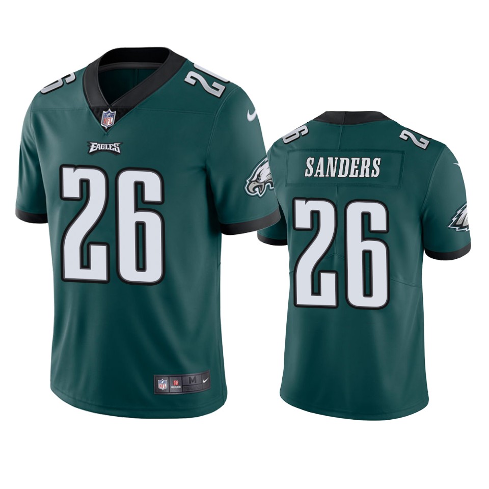 Philadelphia Eagles #26 Miles Sanders Green Vapor Untouchable Limited Stitched Jersey - Zenithce