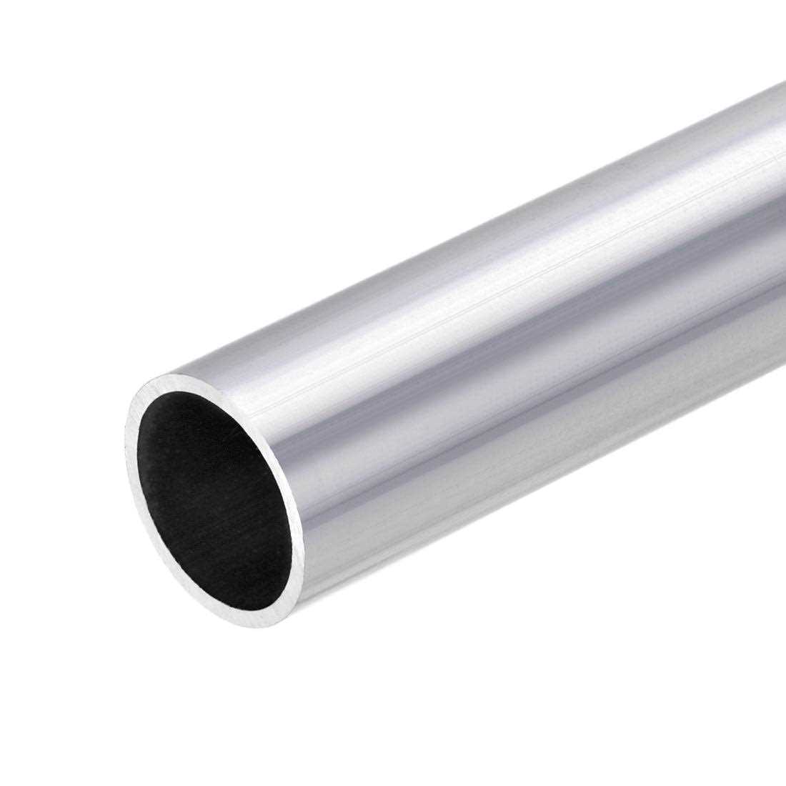 Uxcell 6063 Aluminum Round Tube OD Inner Dia 300mm Length Pipe Tubing - Zenithce
