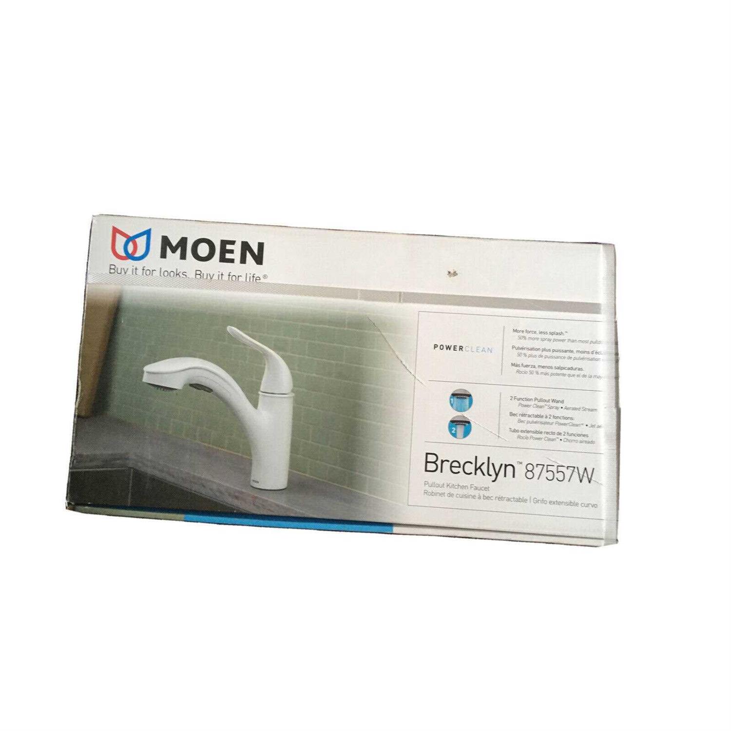 Moen Brecklyn Single-Handle 6-Spray Tub Shower Faucet Magnetix Rainshower - Zenithce