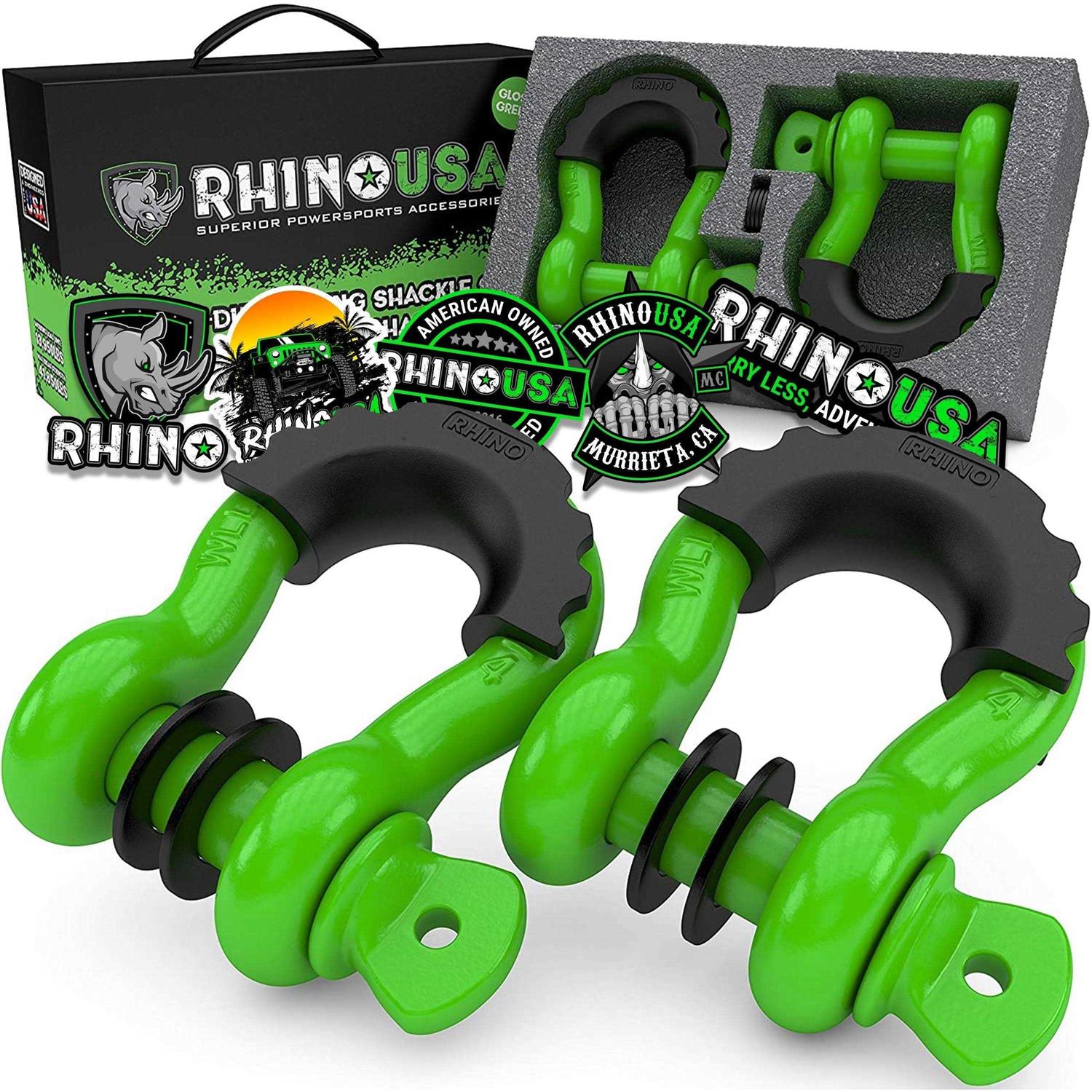 Rhino USA D Ring Shackle 41850lb Break Strength - Zenithce