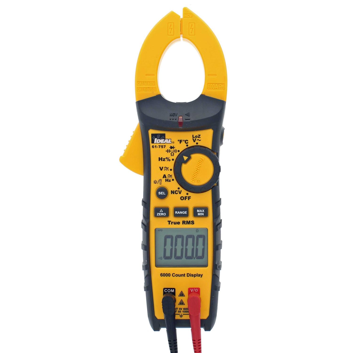 Ideal 61-747 400A AC/DC TRMS TightSight Clamp Meter - Zenithce