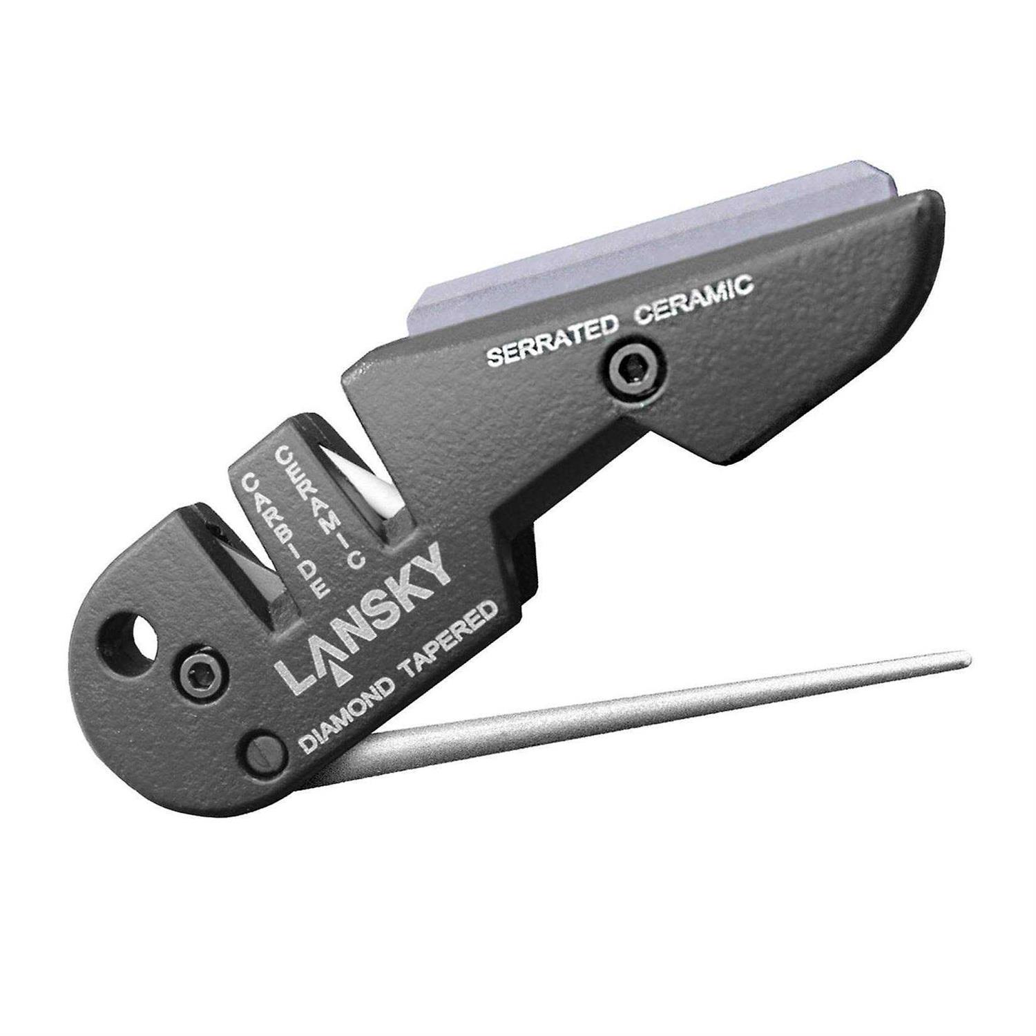 Lansky 4 Stone Deluxe Diamond Sharpening System LKDMD - Zenithce