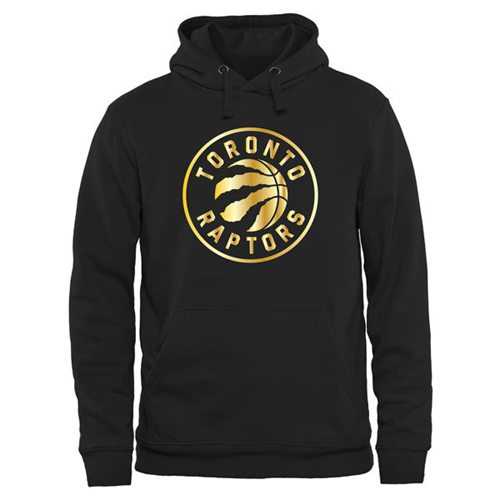 Toronto Raptors Gold Collection Pullover Hoodie Black - Zenithce