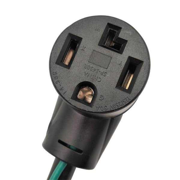 parkworld 1.5 ft. 10/3 3-Wire 15 Amp Regular Household NEMA 5-15P Plug to 50 Amp Range/Oven 10-50R Adapter Cord - Zenithce