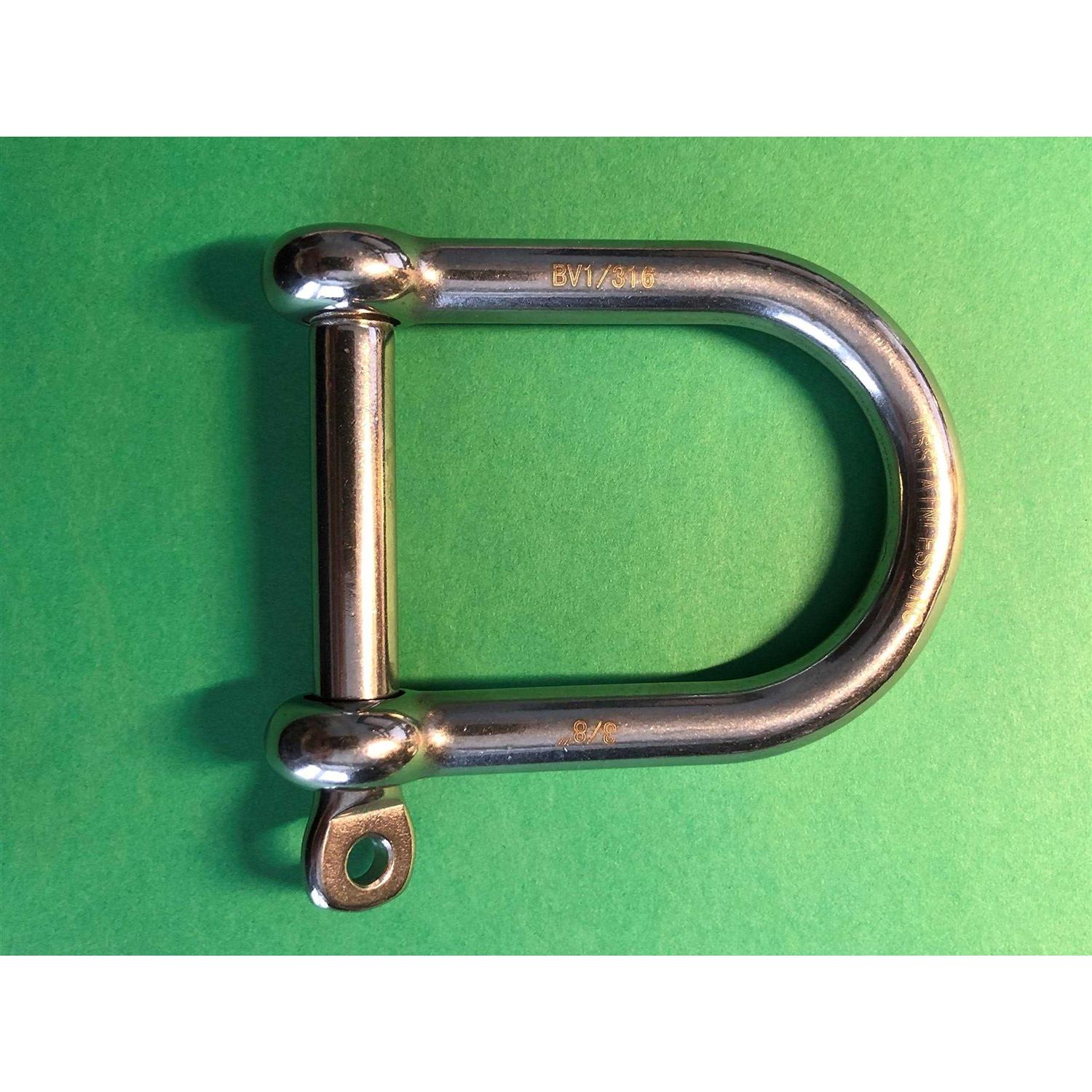 US Stainless Stainless Steel 316 D Shackle Marine Grade - Zenithce