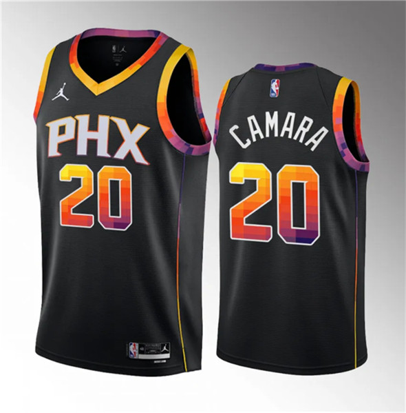 Phoenix Suns #20 Toumani Camara Black 2023 Draft Statement Edition Stitched Jersey - Zenithce
