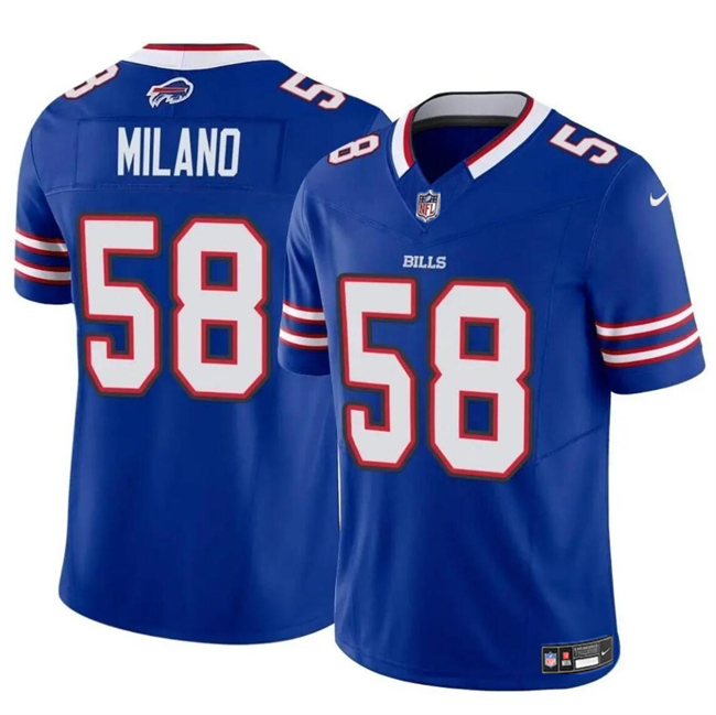 Buffalo Bills #58 Matt Milano Royal 2024 F.U.S.E. Vapor Untouchable Limited Stitched Jersey - Zenithce
