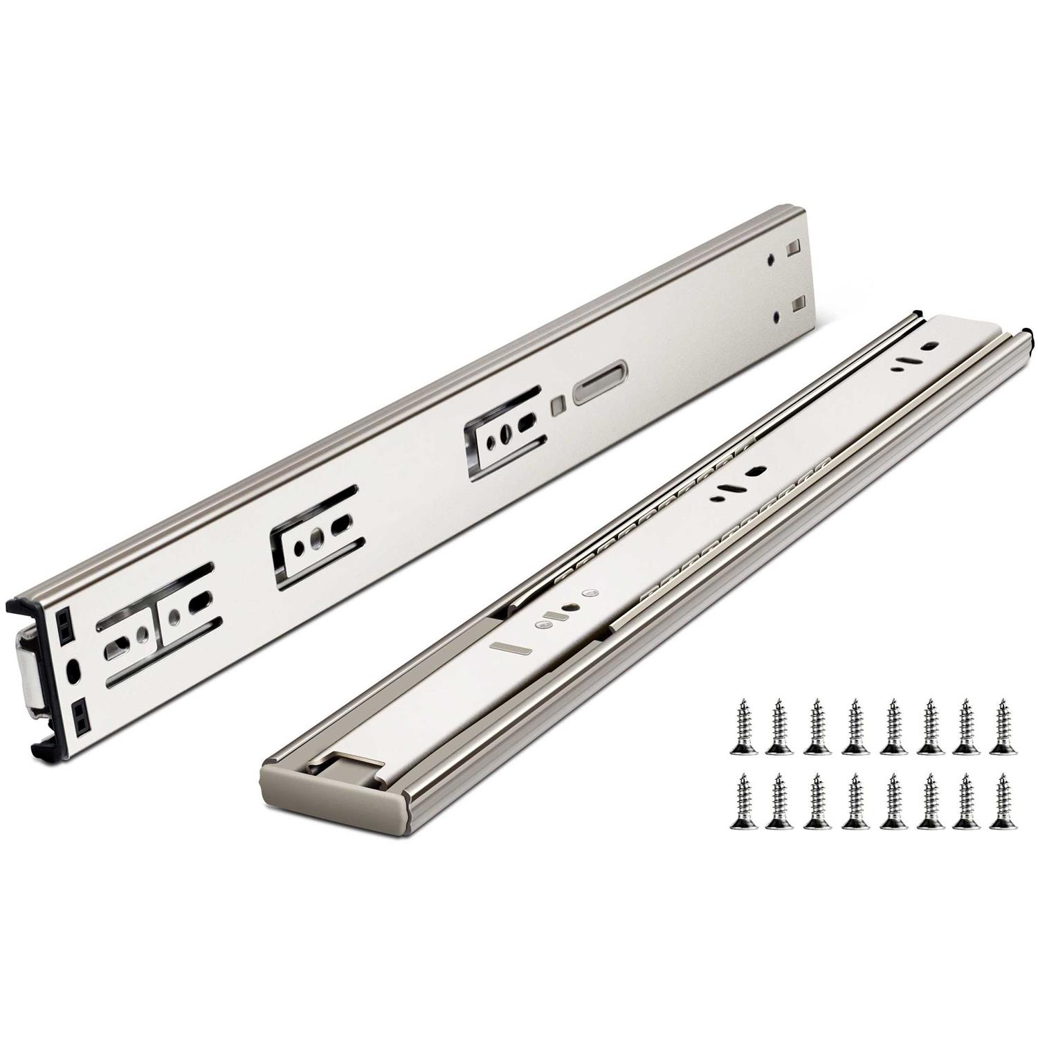 Drawer Pulls and Knobs SUNRIVER Cabinet Handles Brushed Nickel 26 Pack Kitchen Cabinet Pulls 10 Pack Cabinet Knobs 3 Hole Centers Cabinet - Zenithce