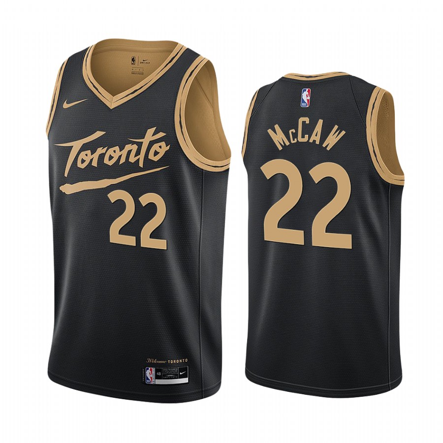 Raptors #22 Patrick McCaw Black Swingman 2020-21 City Edition Jersey - Zenithce