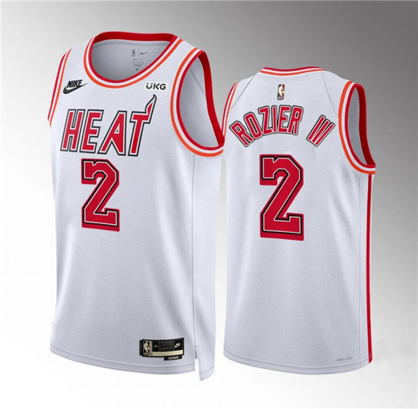 Miami Heat #2 Terry Rozier III White Classic Edition Stitched Jersey - Zenithce