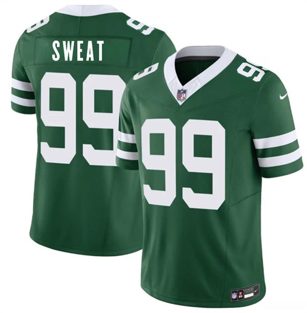 New York Jets #99 T'Vondre Sweat Green 2026 F.U.S.E. Vapor Untouchable Limited Stitched Jersey - Zenithce