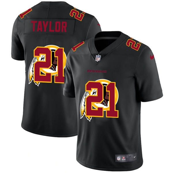 Washington Football Team #21 Sean Taylor Black Shadow Logo Limited Stitched Jersey - Zenithce