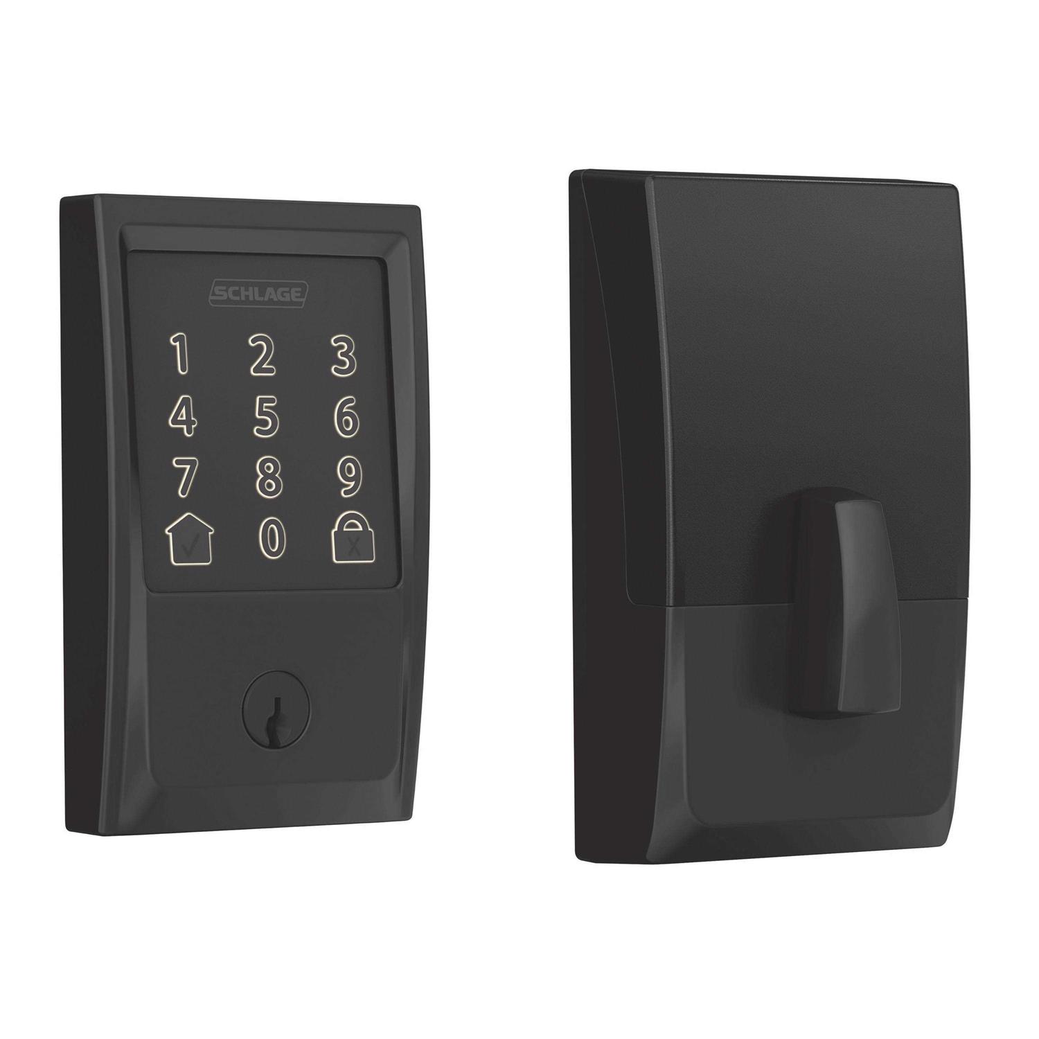 Schlage Encode Century WiFi Latitude Lever Smart Keyless Entry Touchscreen Door Lock - Zenithce