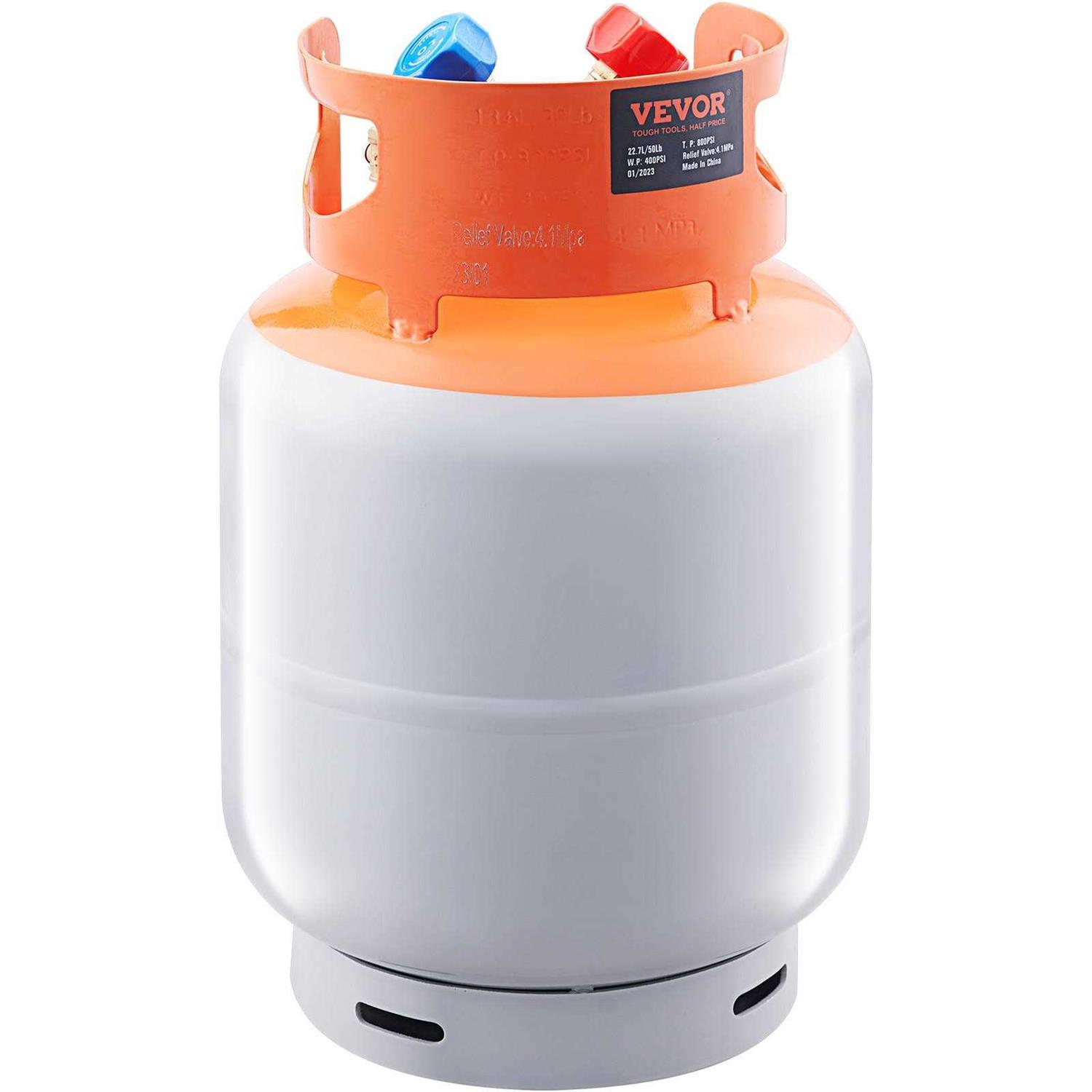 VEVOR Refrigerant Recovery Tank 400 psi H Portable Refrigerant Recovery Unit LMHSGWFDK - Zenithce