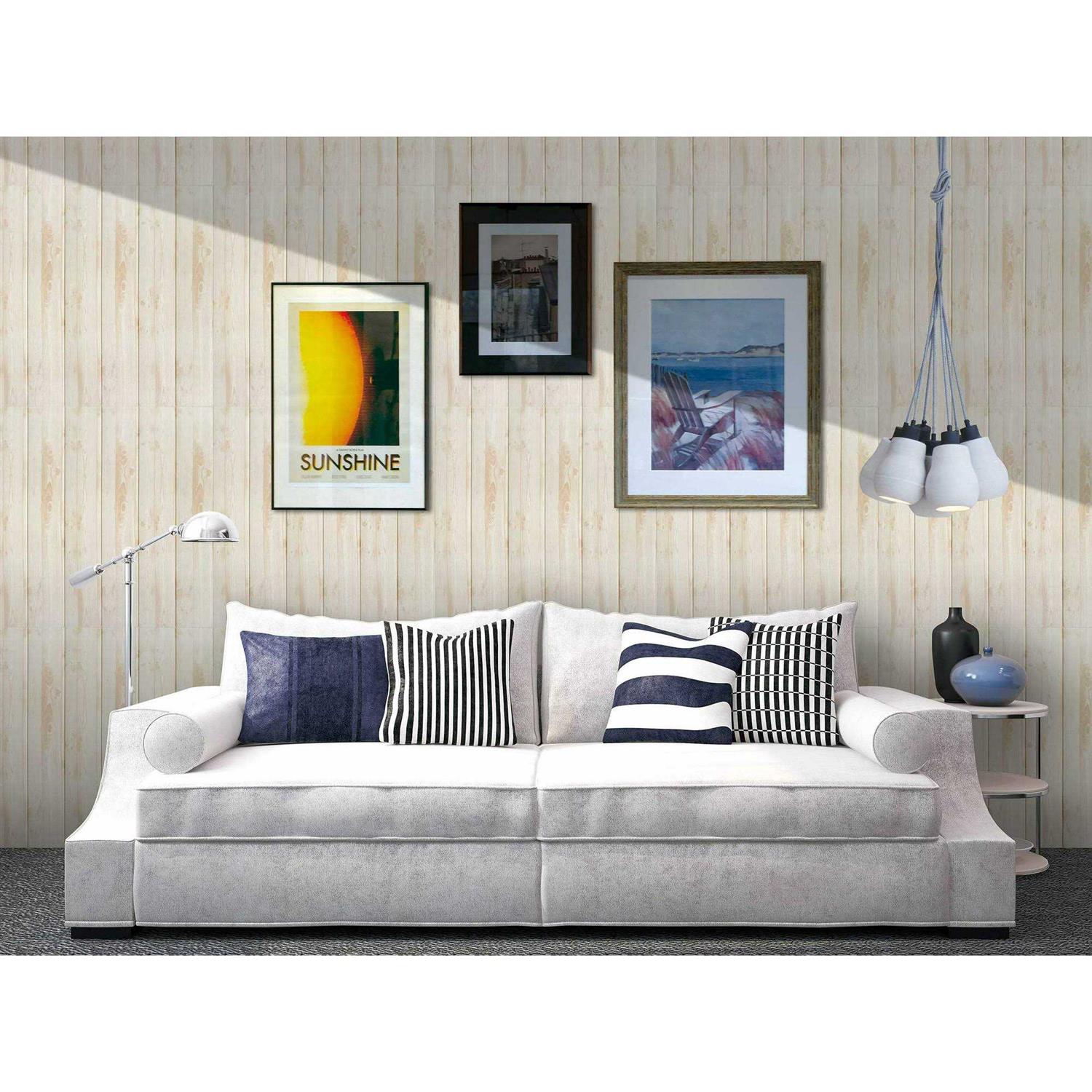 Dundee Deco Falkirk Jura II 1/3 in. 28 in. x 28 in. Peel and Stick - Zenithce
