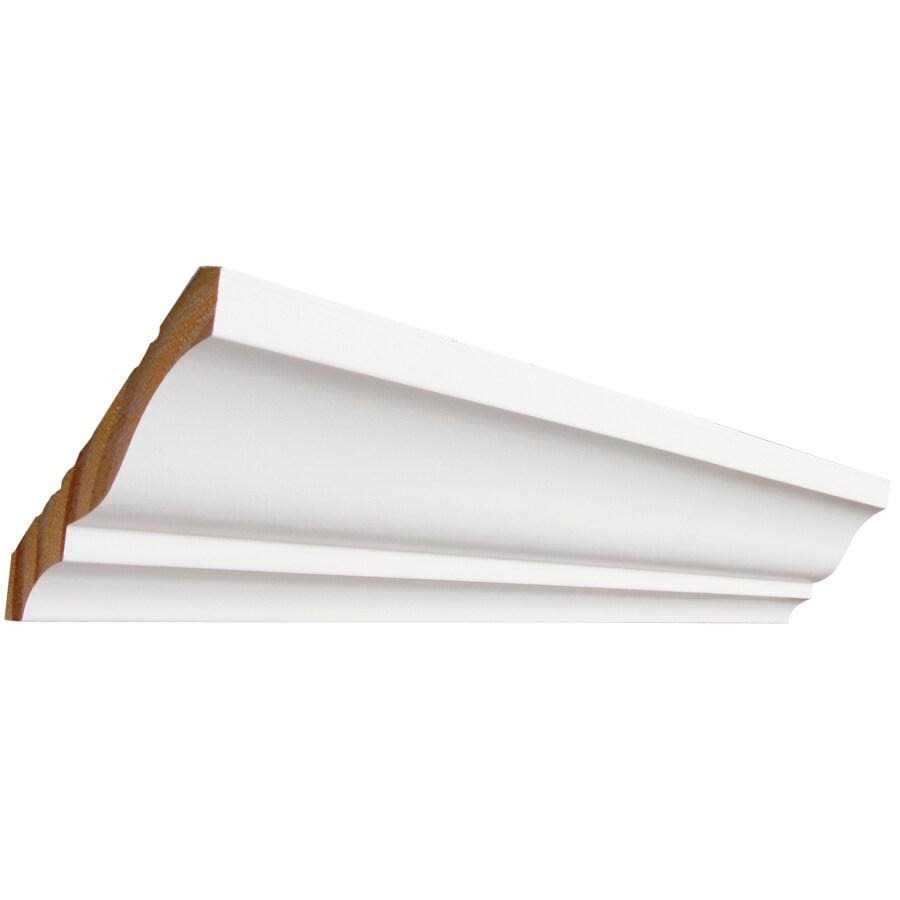 RELIABILT 3-5/8-in x 12-ft Pine Primed Crown Moulding C 4912FJPMD - Zenithce