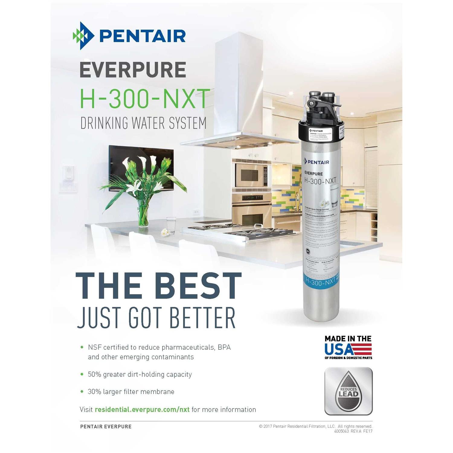 Everpure H-300 Water Filter Replacement Cartridge - Zenithce