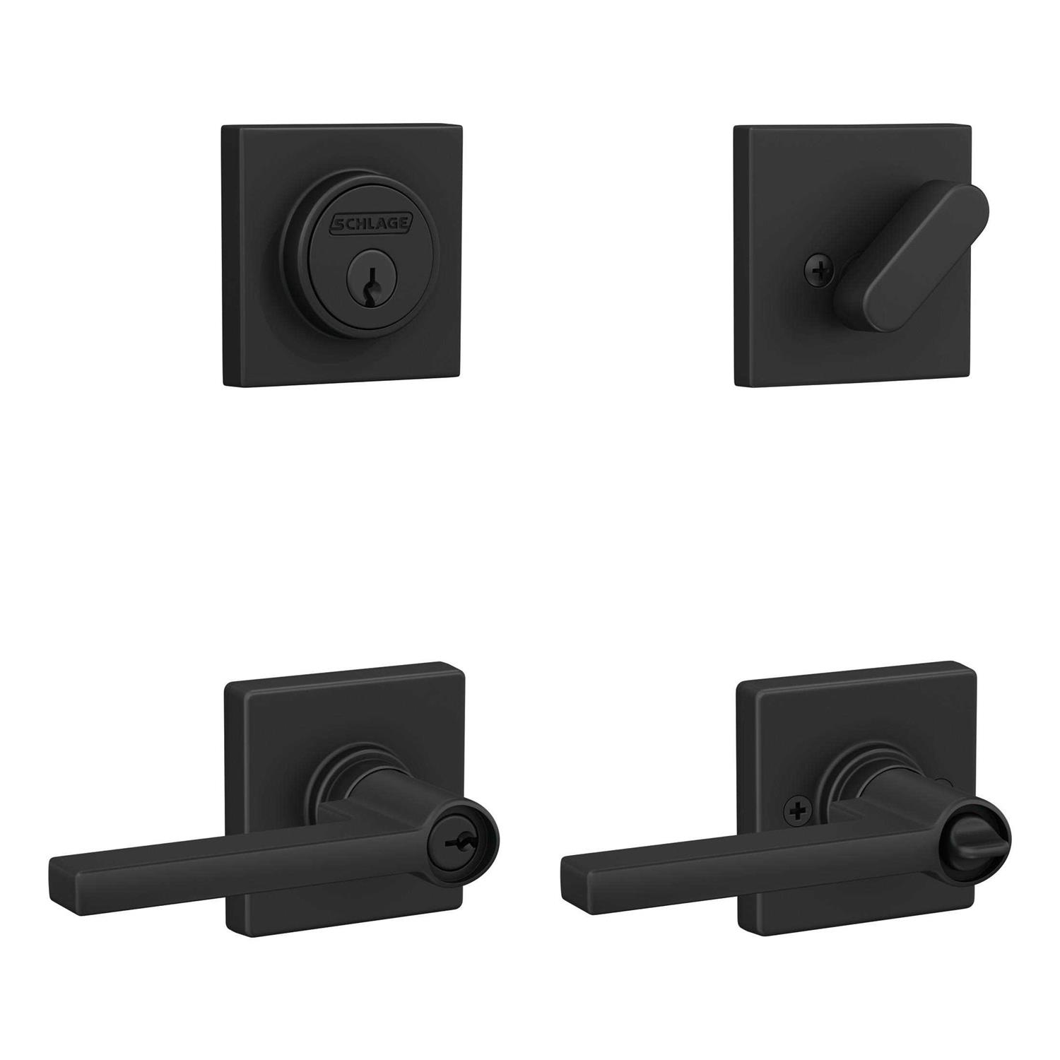 Home Fashion Technologies White Double Bolt Sliding Door Lock - Zenithce