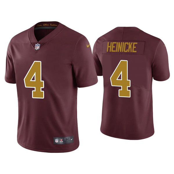 Washington Football Team #4 Taylor Heinicke Red Vapor Untouchable Limited Stitched Jersey - Zenithce
