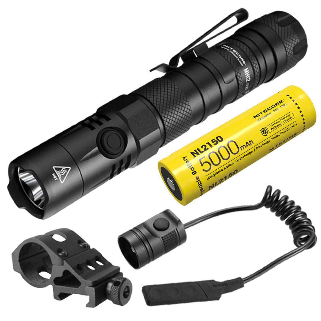 Nitecore MH12 v2 1200 Lumen USB-C Rechargeable Flashlight - Zenithce