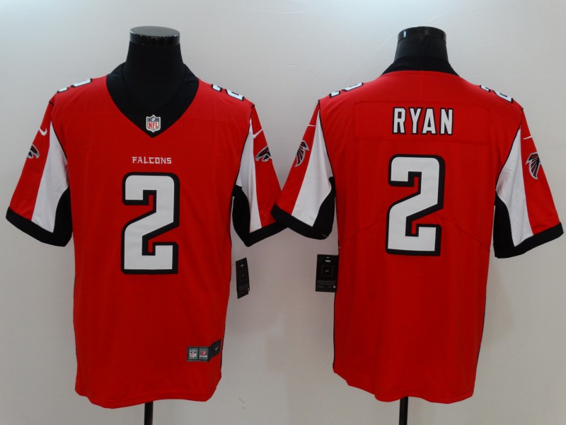 Atlanta Falcons #2 Matt Ryan Red Vapor Untouchable Player Limited Jersey - Zenithce