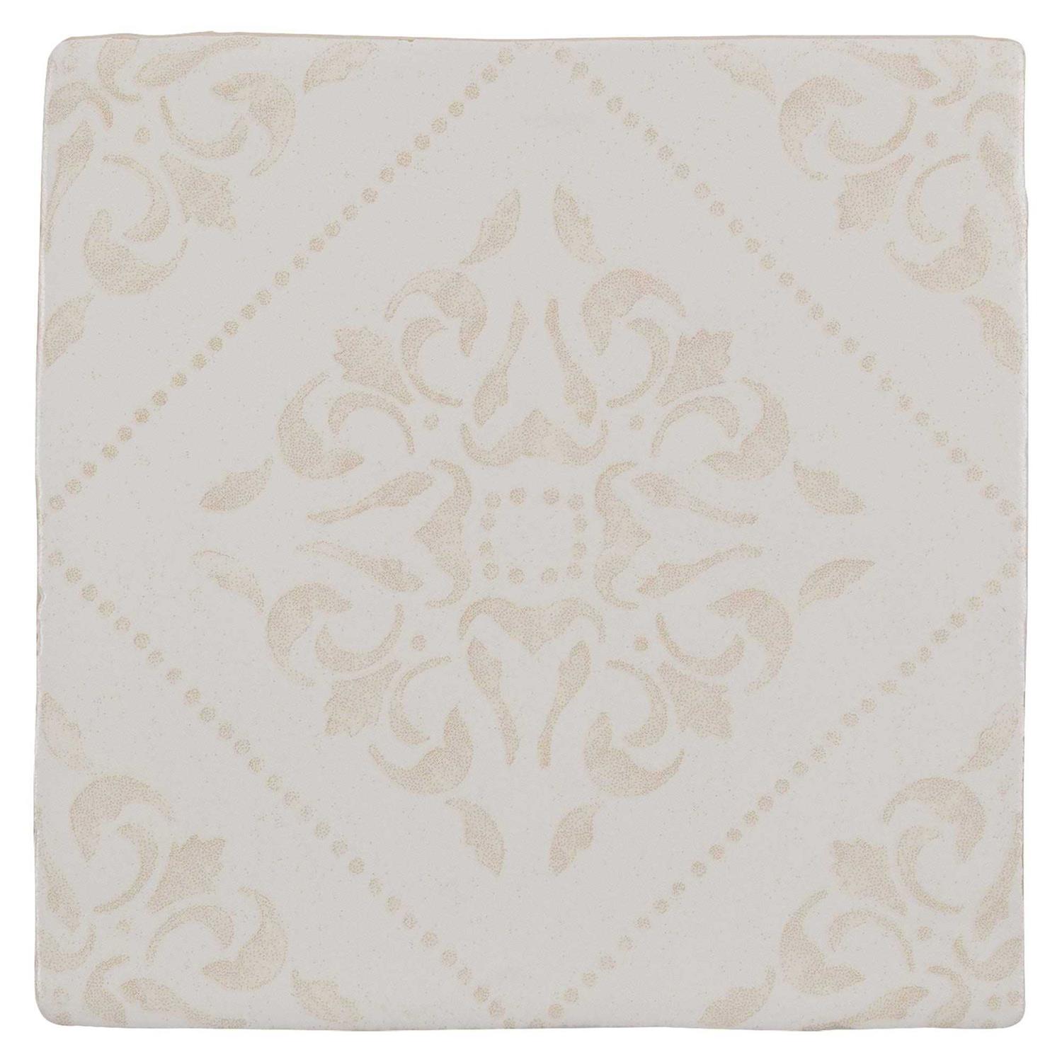 Traditional 5×5 Light Square Matte Ceramic Mosaic Tile - Zenithce