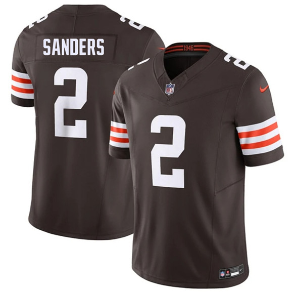Cleveland Browns #2 Shedeur Sanders Brown 2026 F.U.S.E. Vapor Limited Stitched Jersey - Zenithce