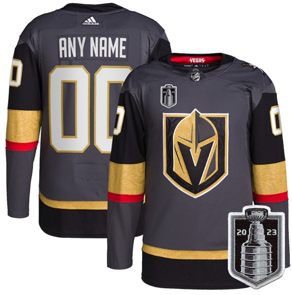 Vegas Golden Knights Custom Gray 2023 Stanley Cup Final Stitched Jersey - Zenithce