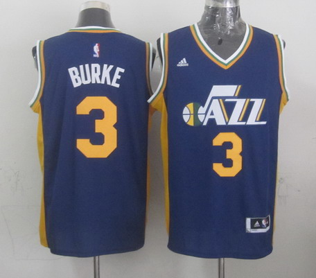 Utah Jazz #3 Trey Burke Revolution 30 Swingman 2014 New Navy Blue Swingman Jersey - Zenithce