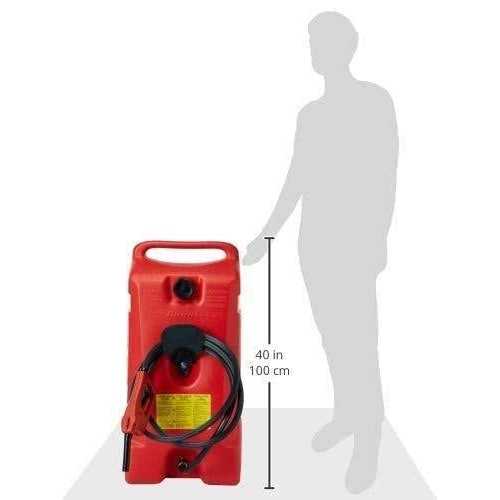 Scepter 06792 Duramax Flo N’ Go Le Fluid Transfer Pump and 14-Gallon Rolling Gas Can - Zenithce
