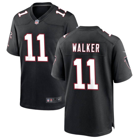 Atlanta Falcons #11 Jalon Walker Black Football Stitched Game Jersey - Zenithce