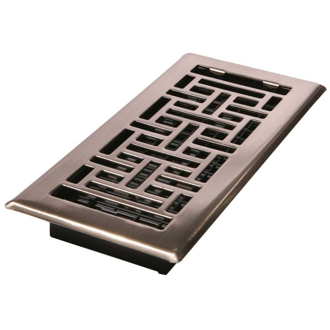 Decor Grates AJH410-NKL Floor Register - Zenithce